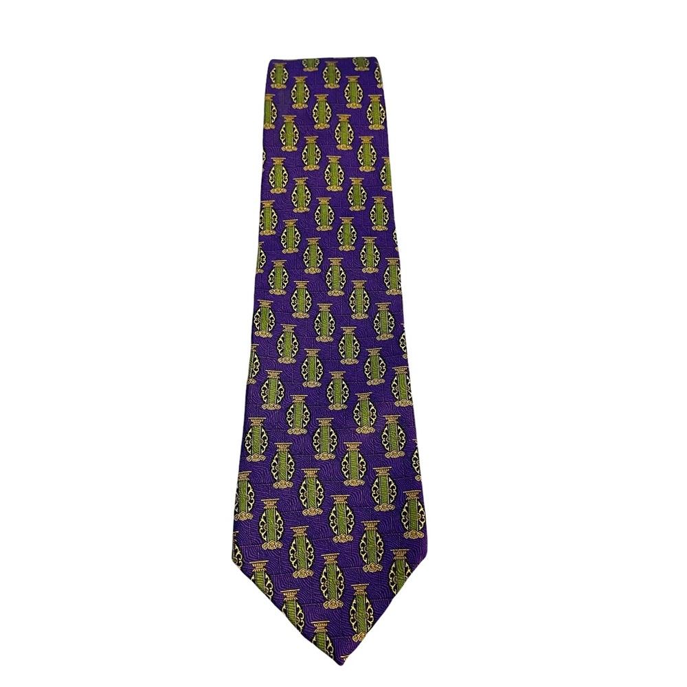 Vintage Paul Fredrick 100% Italian Silk Mens Necktie